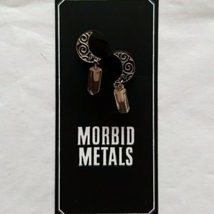 Moon Plugs with Crystals